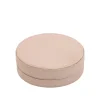 PTMD Onderzetter Delcia Beige vegan leer Set van 6