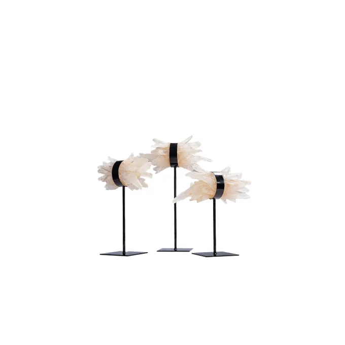 PTMD Ornament Yerin Naturel mineraal Quartz cluster - maat M