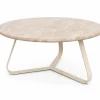 PTMD Salontafel Kae Beige marmer rond L