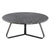 PTMD Salontafel Kae Marmer donkerbruin rond L