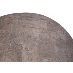 PTMD Schilderij Kemp Brown canvas rough round S - Ø 90 cm