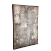 PTMD Schilderij Pathe Brown canvas rough pattern rechthoek