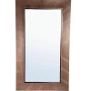 PTMD Spiegel Gezzy Natural wooden curl frame rechthoek - 186 cm hoog