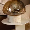 PTMD Tafellamp Jobani Beige marmer met glas L