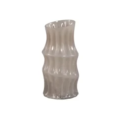 PTMD Vaas Anvi Creme glas hoekig rond M