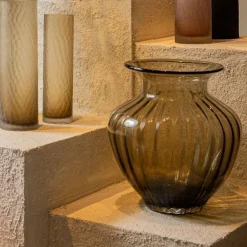 PTMD Vaas Marlisha groen glas groot rond