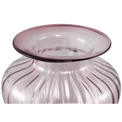 PTMD Vaas Marlisha roze glas groot rond