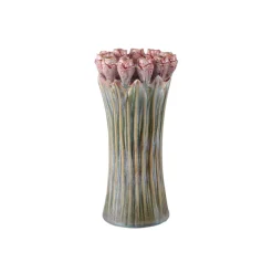 PTMD Vaas Tulips Mint Green ceramic tulip shaped S
