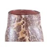 PTMD Vaas Xamery rood dik glas vase bubble waves L