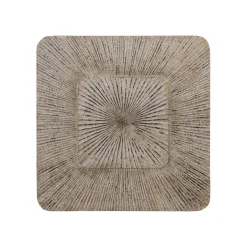 PTMD Wandornament Dishita Crème vierkant mdf S