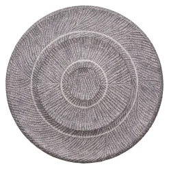 PTMD Wandornament Zoelle Donkergrijs MDF carved M