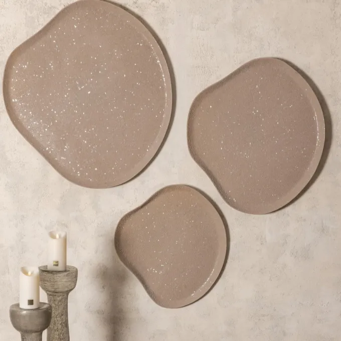 PTMD Wandpaneel Dezia Beige organisch mozaïek S