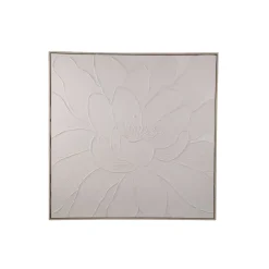 PTMD Wandpaneel Florise Creme canvas bloemen A