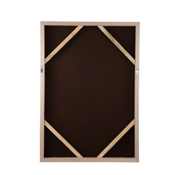 PTMD Wandpaneel Lorinde Lichtbruin canvas Bloemen
