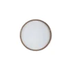 PTMD Wandpaneel Moti Creme canvas structuur rond L