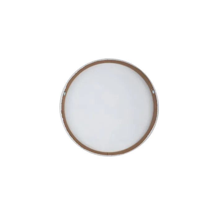 PTMD Wandpaneel Moti Creme canvas structuur rond S