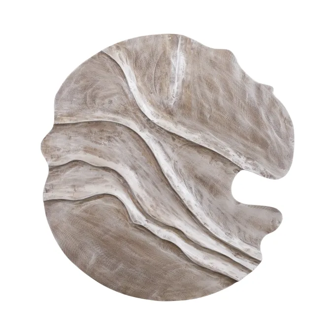PTMD Wandpaneel Samraj Bruin MDF Wave met structuur