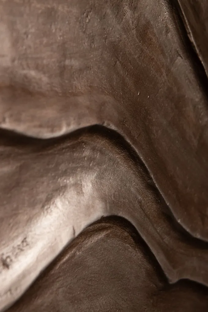 PTMD Wandpaneel Samraj Bruin MDF Wave met structuur