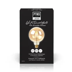 PTMD WiFi Smart LED gloeidraad gouden lamp rond