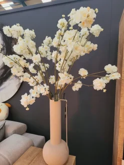 Pure Kunsttak groot Bloesem 115 cm Crème