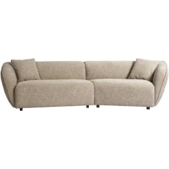 Richmond Interiors Bank Armand naturel blockweave