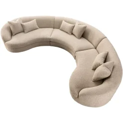 Richmond Interiors Bank Morena creme blockweave