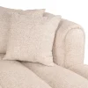 Richmond Interiors Bank Novaro cream tweed lounge rechts fire retardant