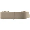 Richmond Interiors Bank Romero zand tweed ottoman links