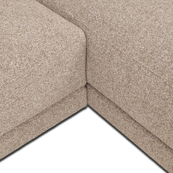 Richmond Interiors Bank Trentino cayenne brown 3,5 zits + lounge links / rechts