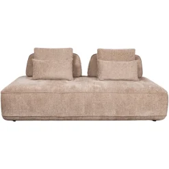 Richmond Interiors Bank Tudor mocca boldweave 2,5-zits movable backrest