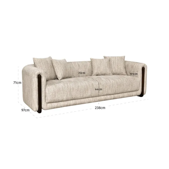 Richmond Interiors Bank Winslov naturel softweave