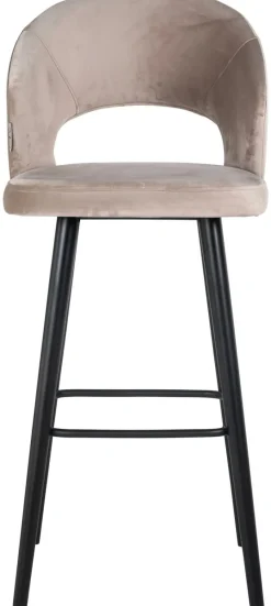 Richmond Interiors Barstoel Savoy khaki velvet - Showroommodel