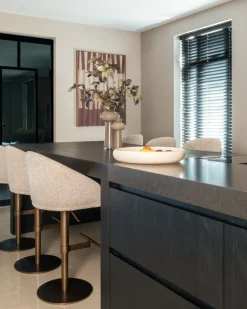 Richmond Interiors Barstoel Beverly naturel fancy draaibaar