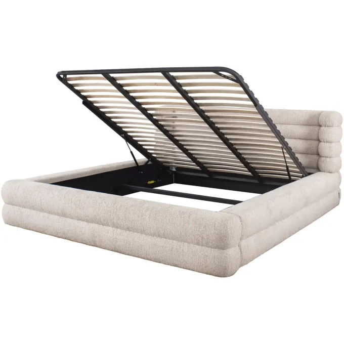 Richmond Interiors Bed Obidis naturel linear 180x210 (matrasmaat (excl.) with storage