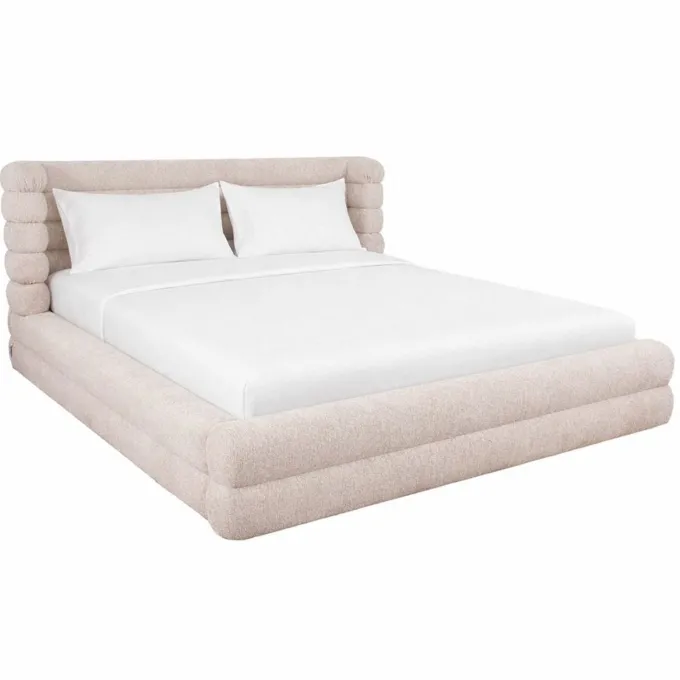 Richmond Interiors Bed Obidis naturel linear 180x210 (matrasmaat (excl.) with storage