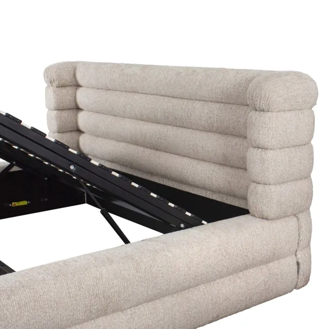 Richmond Interiors Bed Obidis naturel linear 180x210 (matrasmaat (excl.) with storage