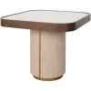 Richmond Interiors Bijzettafel Willox brown including glass