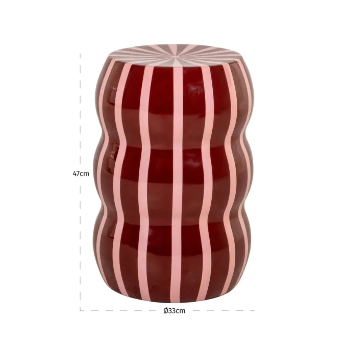 Richmond Interiors Bijzettafel Yalou red