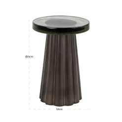 Richmond Interiors Bijzettafel Barwick antiek brons