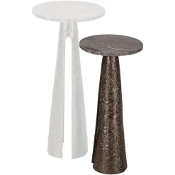 Richmond Interiors Bijzettafel Eldora brons 25Ø