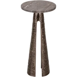 Richmond Interiors Bijzettafel Eldora brons 25Ø