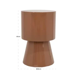 Richmond Interiors Bijzettafel Liza mocca mousse