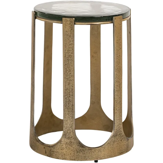 Richmond Interiors Bijzettafel Rixo goud