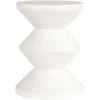 Richmond Interiors Bijzettafel Bloomstone Diablo 34Ø Wit