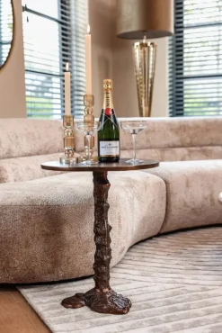 Richmond Interiors Bijzettafel Misty Bronze