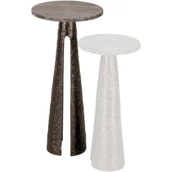 Richmond Interiors Bijzettafel Eldora brons 30Ø