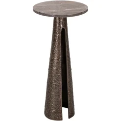 Richmond Interiors Bijzettafel Eldora brons 30Ø