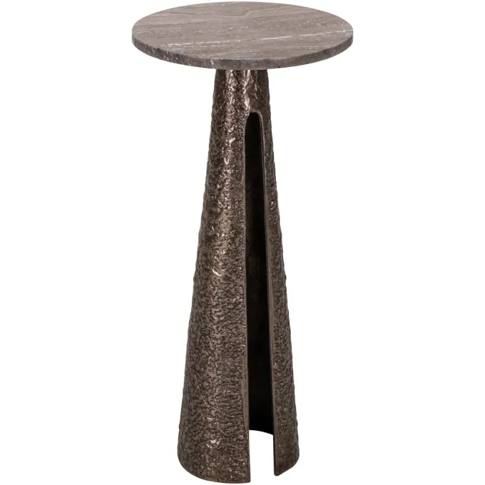 Richmond Interiors Bijzettafel Eldora brons 30Ø