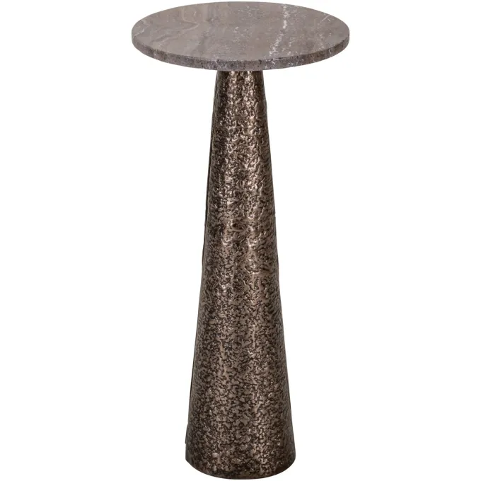 Richmond Interiors Bijzettafel Eldora brons 30Ø