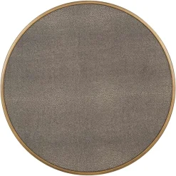 Richmond Interiors Bijzettafel Bloomville met glas set van 2 Goud